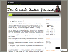 Tablet Screenshot of andreafcatala.wordpress.com