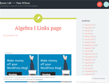 Tablet Screenshot of pamwilson.wordpress.com