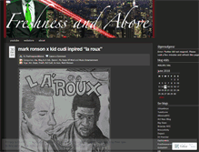 Tablet Screenshot of freshnessandabove.wordpress.com