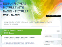 Tablet Screenshot of indianflowerspictureswithnamesinr.wordpress.com