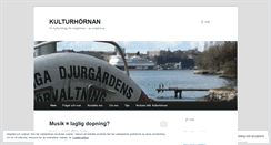 Desktop Screenshot of kulturhornan.wordpress.com