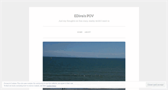 Desktop Screenshot of ediva75.wordpress.com