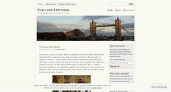 Desktop Screenshot of noratheexplorer.wordpress.com