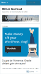 Mobile Screenshot of dguiraud.wordpress.com