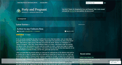 Desktop Screenshot of fortyandpregnant.wordpress.com