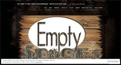 Desktop Screenshot of emptyspaceswoodworking.wordpress.com