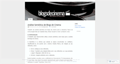 Desktop Screenshot of blogsdecinema.wordpress.com
