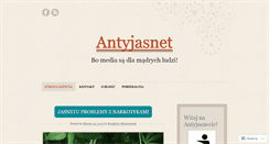 Desktop Screenshot of antyjasnet.wordpress.com