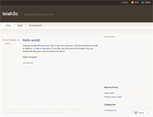 Tablet Screenshot of isiah3c.wordpress.com
