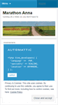 Mobile Screenshot of marathonanna.wordpress.com