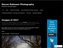 Tablet Screenshot of darrenrobinsonphotography.wordpress.com