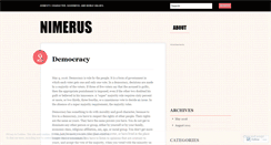 Desktop Screenshot of nimerus.wordpress.com