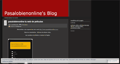 Desktop Screenshot of pasalobienonline.wordpress.com