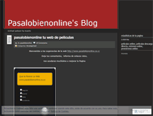 Tablet Screenshot of pasalobienonline.wordpress.com