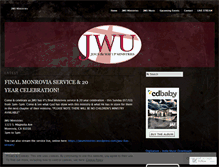 Tablet Screenshot of jwuministries.wordpress.com