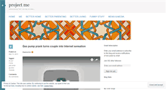 Desktop Screenshot of mymeproject.wordpress.com