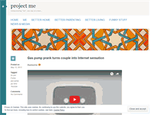Tablet Screenshot of mymeproject.wordpress.com