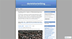 Desktop Screenshot of danielshortell.wordpress.com