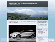 Tablet Screenshot of lroffroad.wordpress.com