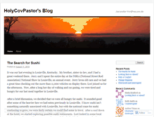 Tablet Screenshot of holycovpastor.wordpress.com