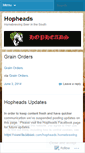 Mobile Screenshot of hopheaded.wordpress.com