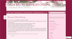 Desktop Screenshot of dataentryservicesonline.wordpress.com