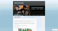 Desktop Screenshot of justinfranzino.wordpress.com