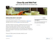 Tablet Screenshot of closebywellfed.wordpress.com