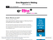 Tablet Screenshot of emomagazine.wordpress.com