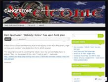 Tablet Screenshot of dangerzone101.wordpress.com