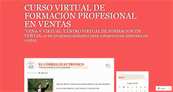 Desktop Screenshot of cursovirtualprofesionalenventas.wordpress.com