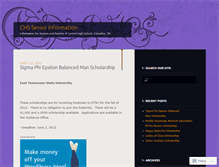 Tablet Screenshot of chsseniorinfo.wordpress.com