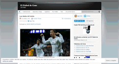 Desktop Screenshot of elfutboldegons.wordpress.com