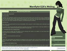 Tablet Screenshot of mareflyke1228.wordpress.com