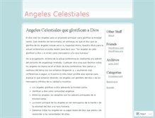 Tablet Screenshot of angelescelestialesplus.wordpress.com