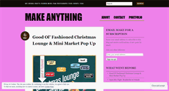 Desktop Screenshot of makeanything.wordpress.com