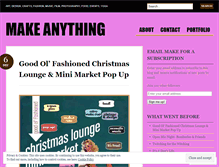 Tablet Screenshot of makeanything.wordpress.com