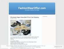 Tablet Screenshot of fashionwearoffer.wordpress.com