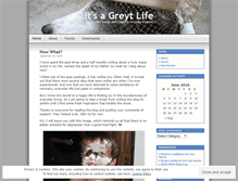 Tablet Screenshot of greytlife.wordpress.com