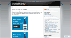 Desktop Screenshot of clarkwithers.wordpress.com