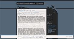Desktop Screenshot of ghostandsouls.wordpress.com