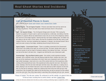 Tablet Screenshot of ghostandsouls.wordpress.com