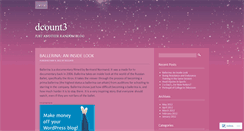 Desktop Screenshot of dcount3.wordpress.com