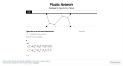 Desktop Screenshot of plasticnetwork.wordpress.com