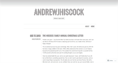 Desktop Screenshot of andrewjhiscock.wordpress.com