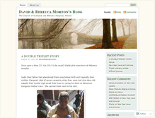 Tablet Screenshot of davidrebeccamorton.wordpress.com