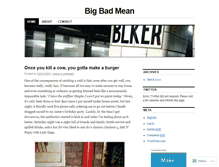 Tablet Screenshot of bigbadmean.wordpress.com