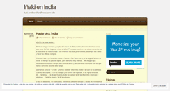 Desktop Screenshot of inakienindia.wordpress.com