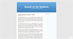 Desktop Screenshot of chrisrussell.wordpress.com