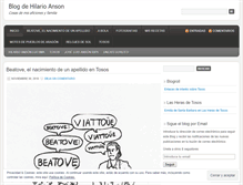 Tablet Screenshot of hilarioanson.wordpress.com